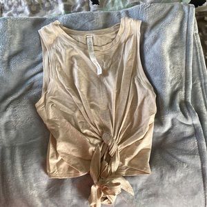 Lululemon crop tie tank top